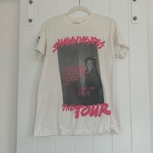 Shawn Mendes White + Pink Tour Tee